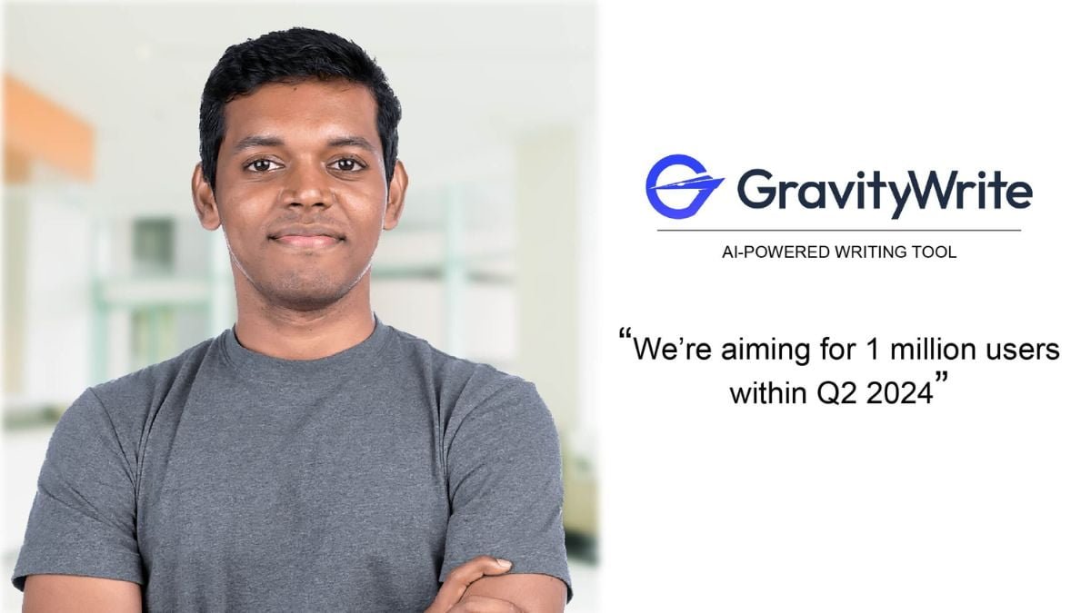 GravityWrite Achieves Remarkable Milestone: Surpasses 100,000 Users in Just 45 Days!