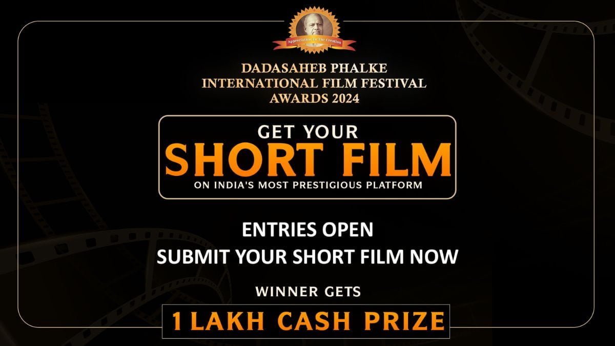 Nominations Live for Best Short Film Award | Submit Your Short Film to Win Rs 1,00,000 Cash Prize at Dadasaheb Phalke International Film Festival