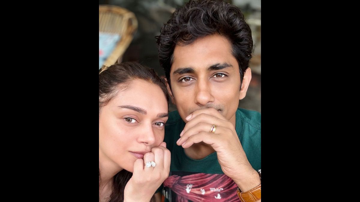 Unveiling Romance: Siddharth and Aditi Rao Hydari shine bright in custom-made rings by Andal Jewels for their engagement