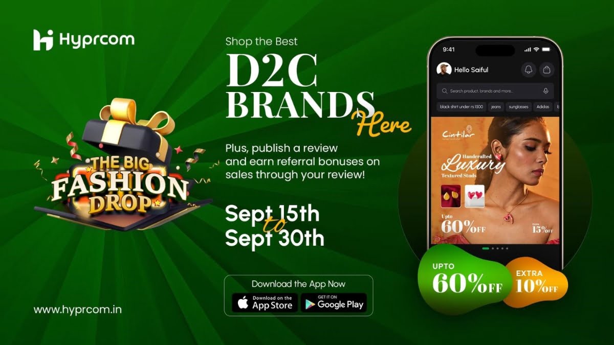 The Big Fashion Drop: Hyprcom’s Biggest Sales Event from September 15 to 30 – Enjoy up to 60% Off!