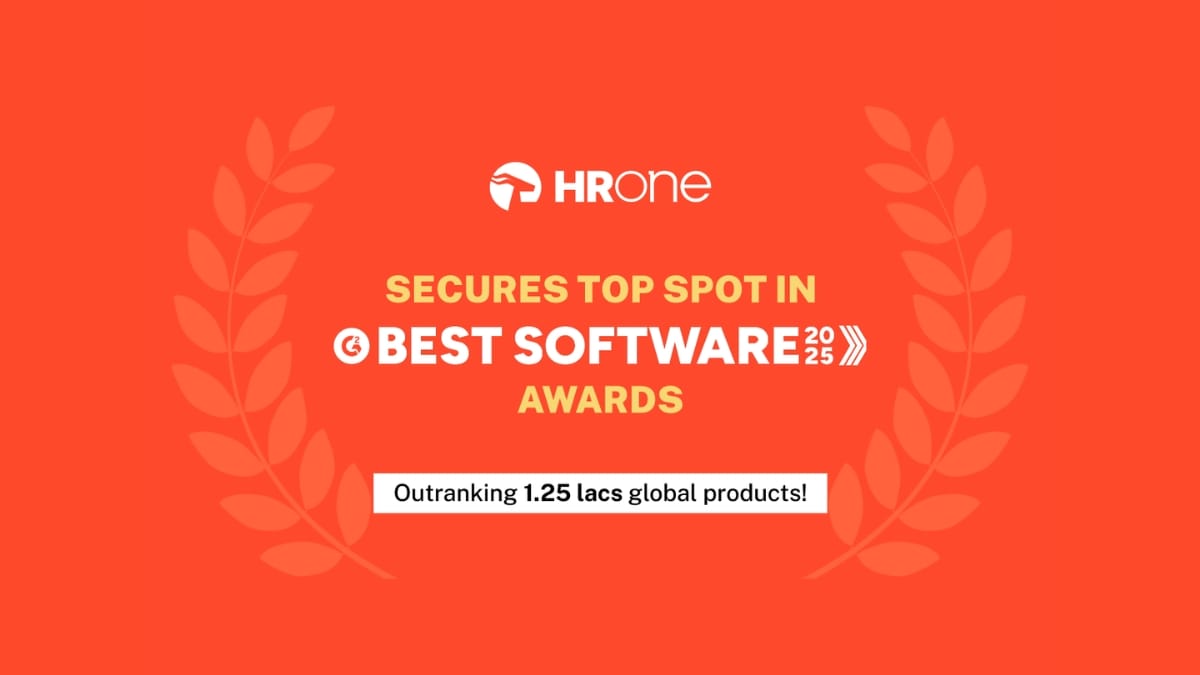 HROne Outperformed in G2’s 2025 Best Software Awards