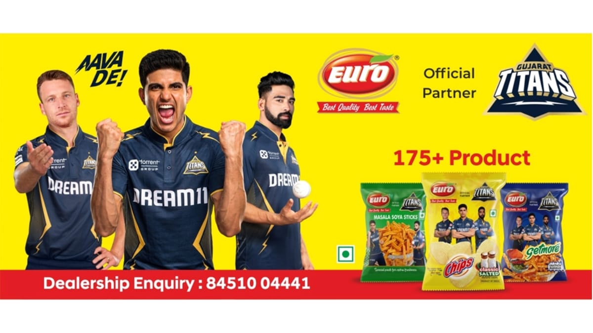 Euro India Fresh Foods Named Official Snacking Partner of Gujarat Titans