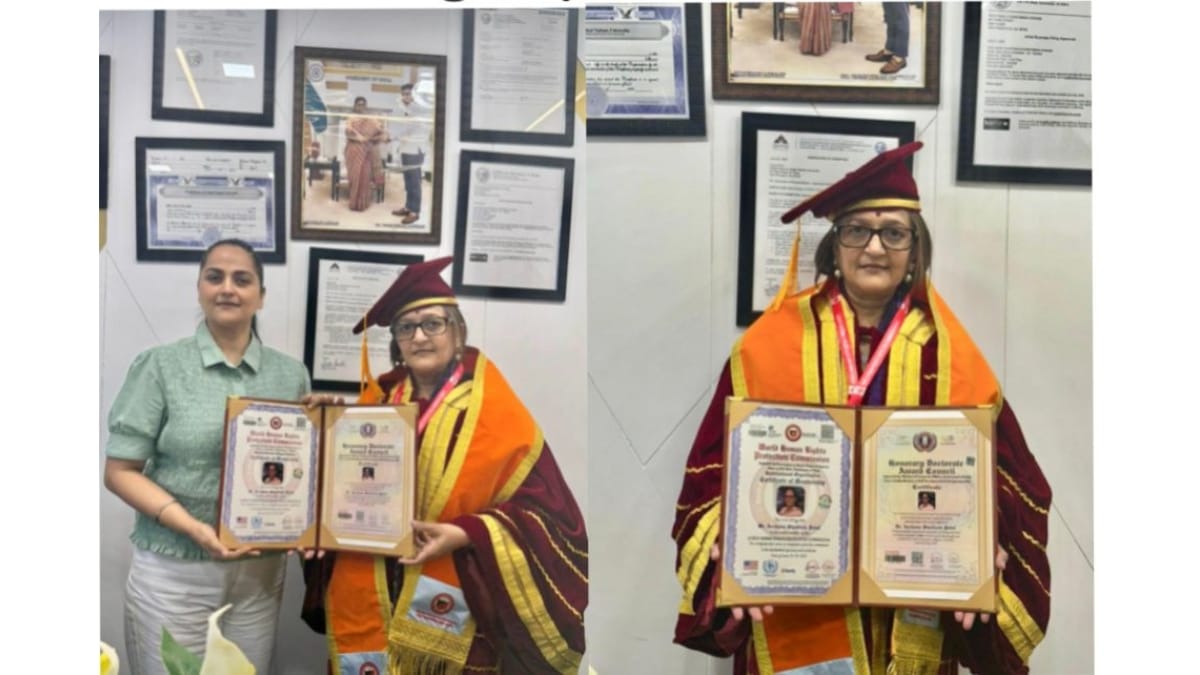 Archana Shailesh Patel Receives Honorary Doctorate degree by HDAC for demonstrating 29 years in literature