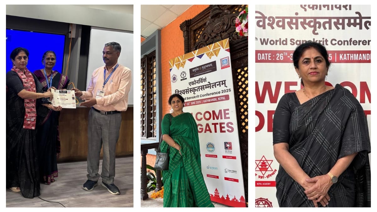 Sarvajanik University Represents India at Prestigious 19th World Sanskrit Conference in Nepal