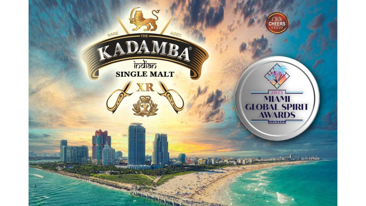 India’s Kadamba Single-Malt Earns Global Recognition at Miami Spirits Competition