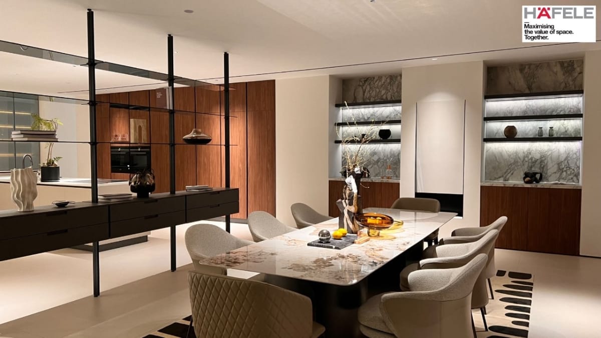 Introducing Hafele’s Alustro: A Sleek and Versatile Aluminium Shelving System