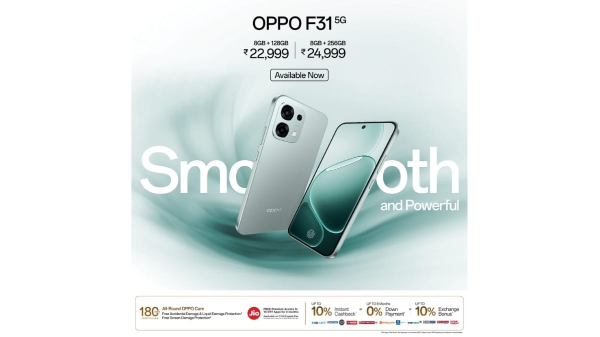 Celebrate the Festive Season with the All-New OPPO F31 5G – Available Nationwide from September 27 at INR 22,999