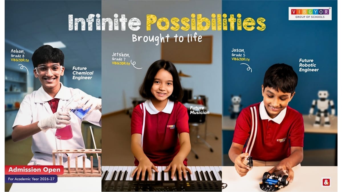 VIBGYOR Celebrates Every Child with ‘Infinite Possibilities’ as 2026–27 Admissions Begin