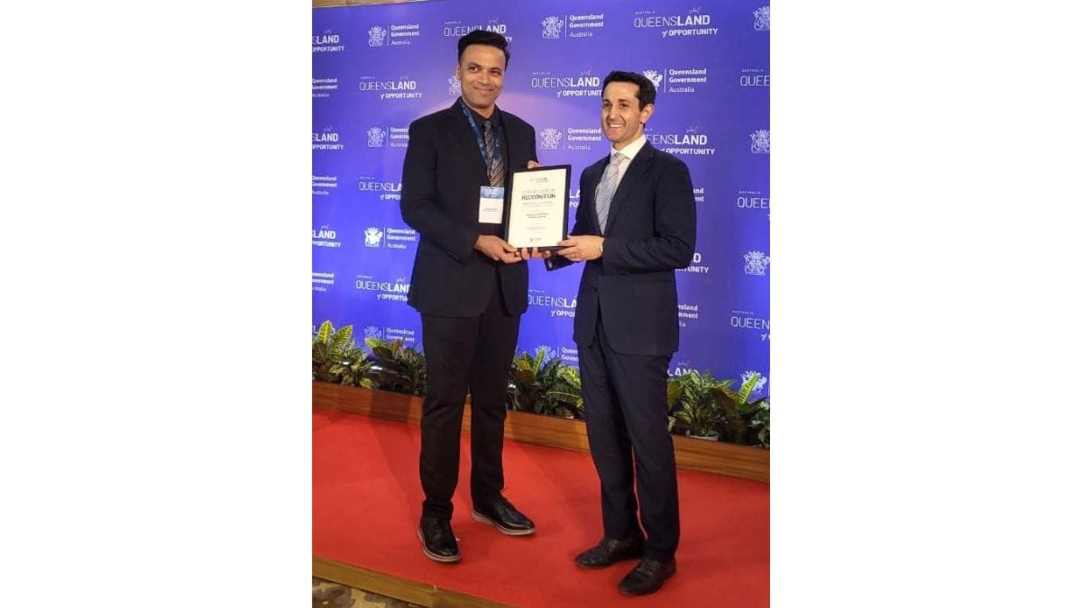 Government of Queensland Honors Anusaya Fresh CEO Dinesh Shinde for Outstanding Contribution to the Global Produce Industry