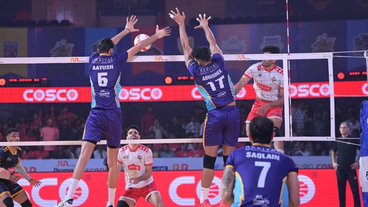 PVL 2025 Season 4 (Match 35): Goa Guardians qualify for semis after Delhi Toofans beat Kolkata Thunderbolts in five-set thriller